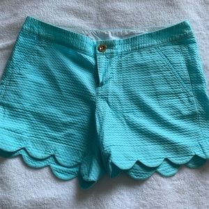 Lilly pulitzer buttercup shorts- light blue